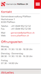 Mobile Screenshot of pfaeffikon.ch